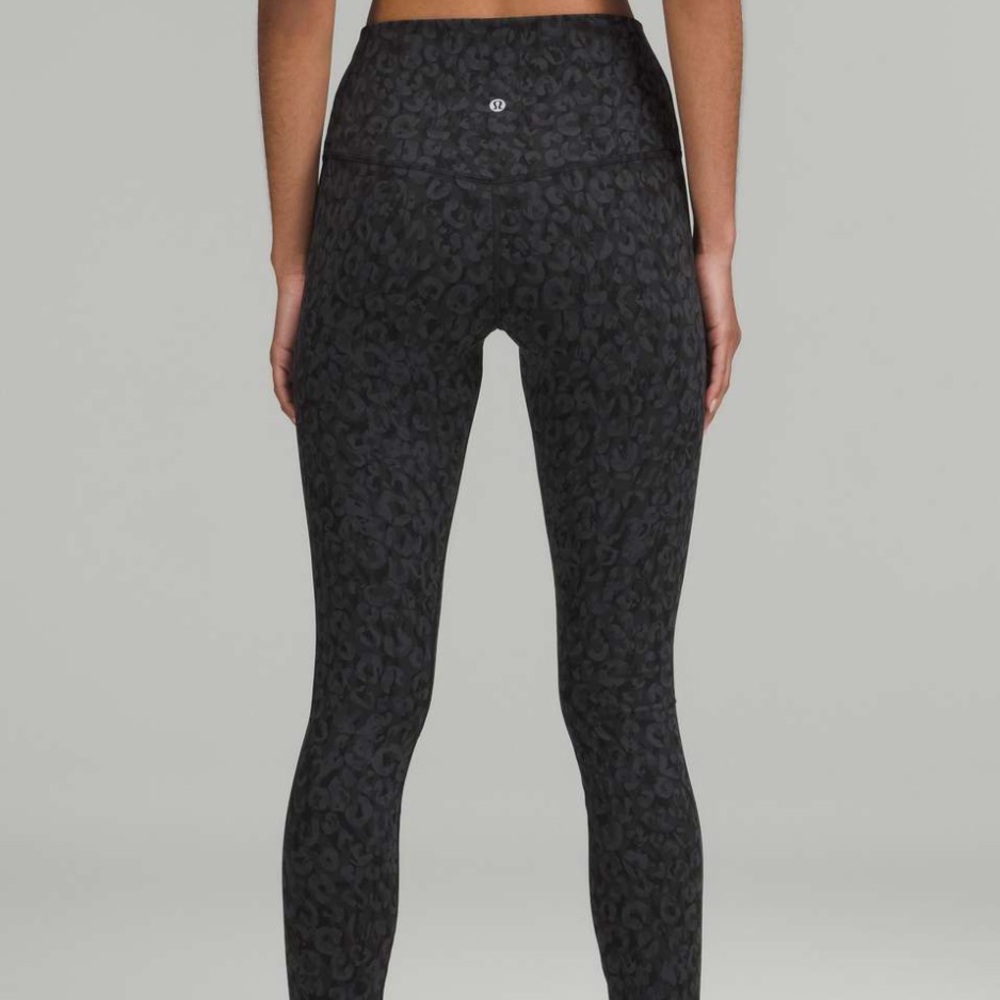 lululemon athletica Black Patterned Leggings